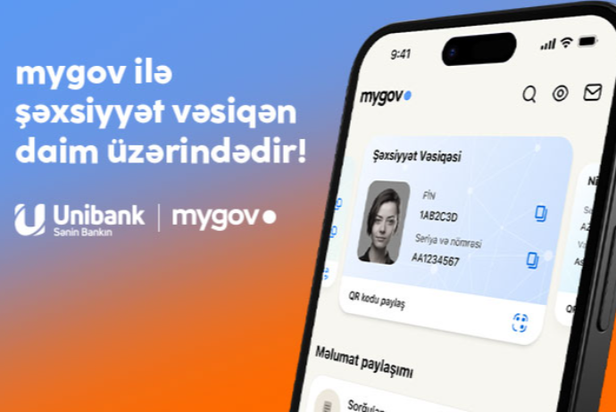 Unibankın xidmətlərindən rəqəmsal şəxsiyyət vəsiqənizlə - İSTİFADƏ EDƏ BİLƏRSİNİZ | FED.az