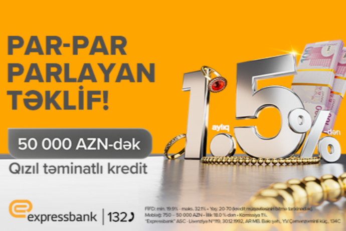 Qızılını gətir - 50 000 manatadək kredit götür | FED.az