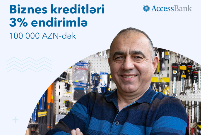 Sahibkarlara AccessBank-dan 3% endirim! | FED.az