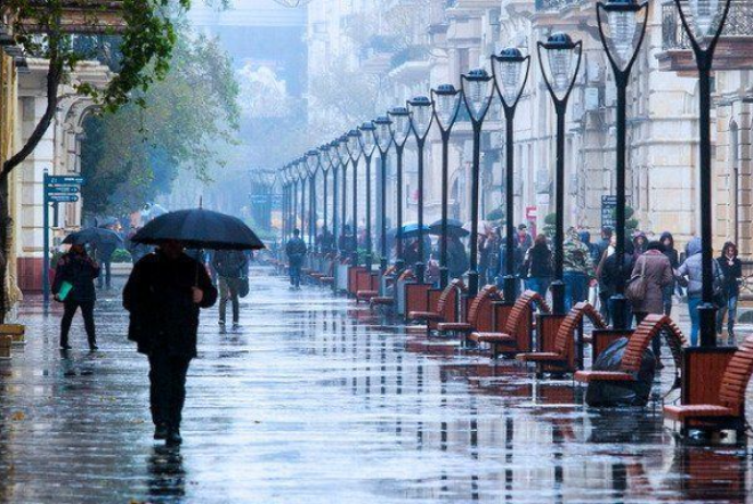 Bakıda sabahdan güclü yağış başlayacaq, temperatur 8 dərəcə enəcək - XƏBƏRDARLIQ | FED.az