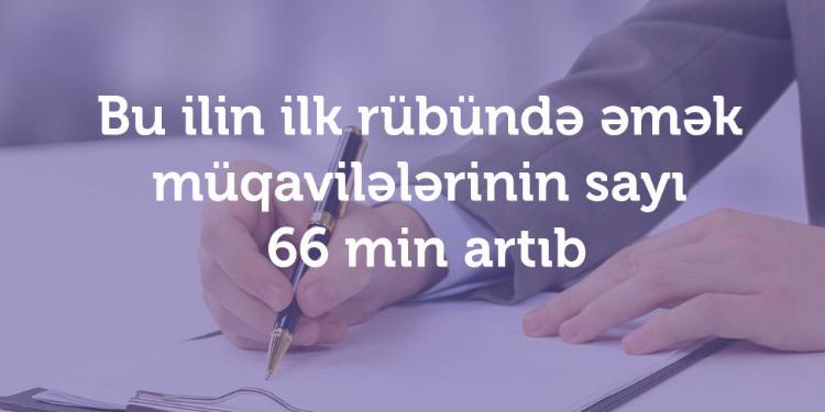 Bu ilin ilk rübündə əmək müqavilələrinin sayı - 66 MİN ARTIB | FED.az