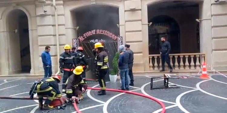 «Torqovı»da restoranda yanğın olub | FED.az