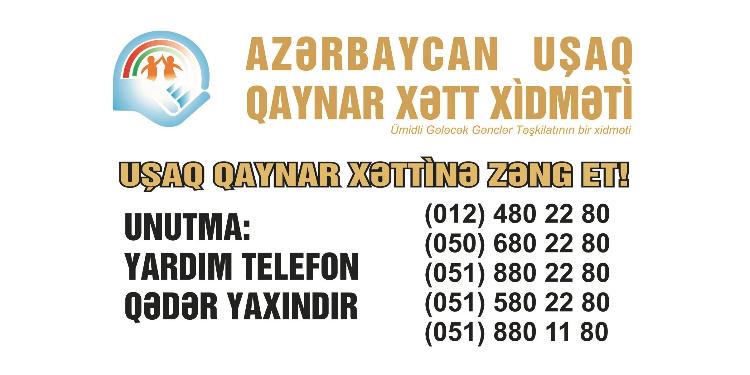 2019-cu ilin ilk 3 ayında “Uşaq Qaynar Xətt” xidmətinə 801 müraciət daxil olub | FED.az