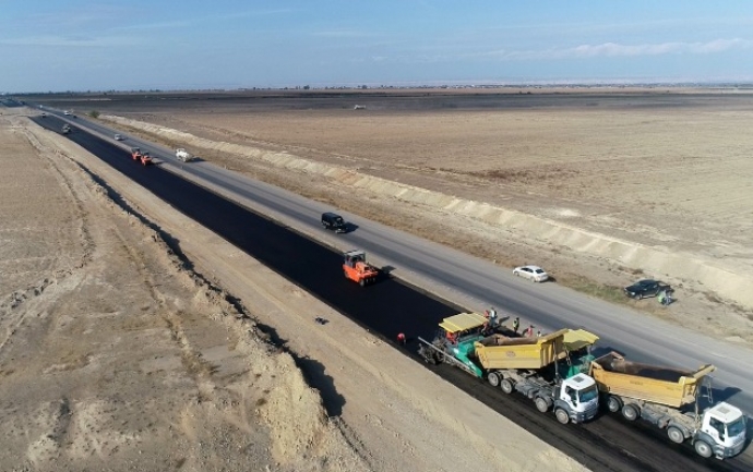 Azərbaycan Gürcüstana gedən yolu - GENİŞLƏNDİRİR - FOTO | FED.az