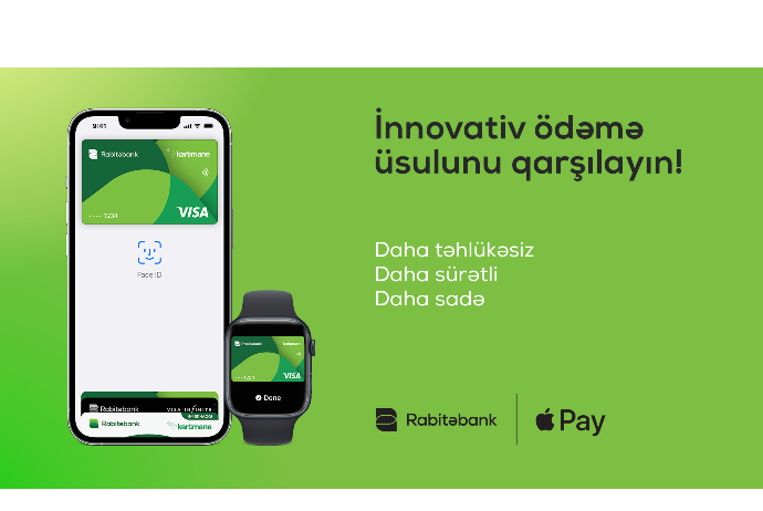 "Apple Pay" indi "Rabitəbank" müştəriləri üçün də - AKTİVDİR! | FED.az