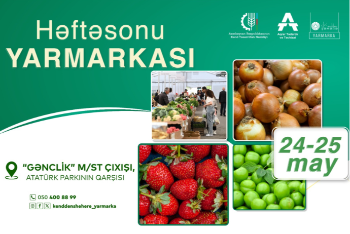 Bakıda “Kənddən Şəhərə” həftəsonu yarmarkası təşkil olunacaq - ÜNVANLAR | FED.az