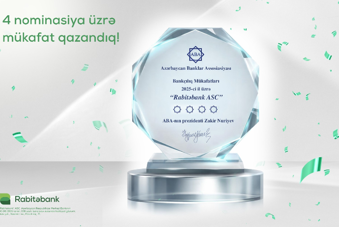 Rabitəbank 4 nominasiya üzrə - “BANKÇILIQ MÜKAFATLARI – 2025”İN QALİBİ OLUB | FED.az