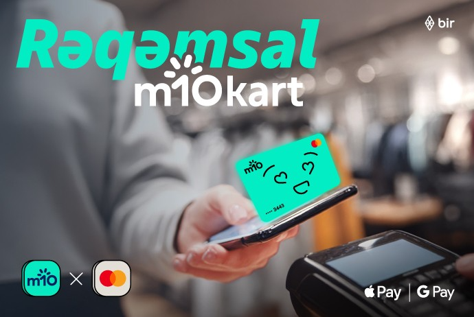 m10 və Mastercard yeni rəqəmsal kartı - TƏQDİM EDİR | FED.az