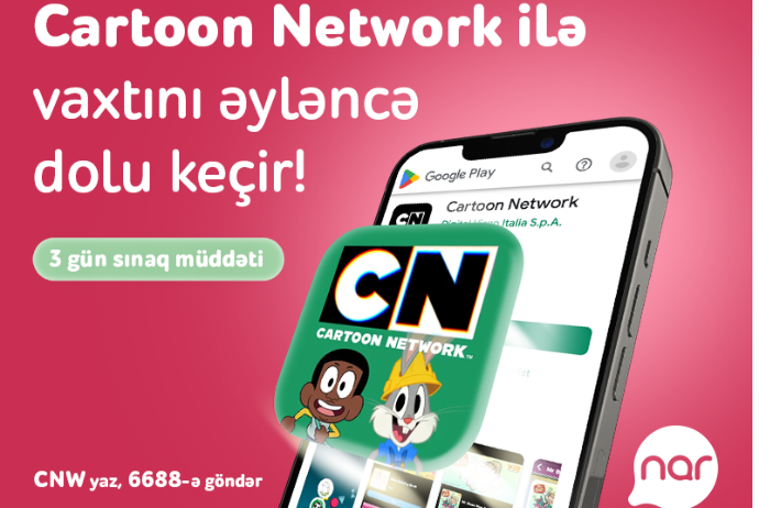 “Nar” yüksək keyfiyyətli “Cartoon Network” oyunlarına giriş imkanı təqdim edir | FED.az