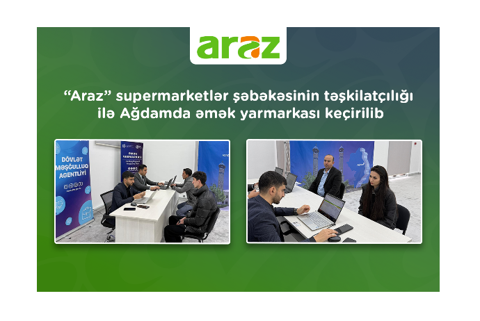 “Araz” supermarketlər şəbəkəsinin təşkilatçılığı ilə Ağdamda - ƏMƏK YARMARKASI KEÇİRİLİB | FED.az