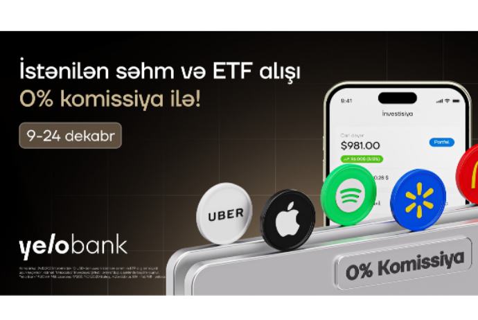 Yelo Invest-də komissiyasız alış günləri - YENİDƏN BAŞLADI! | FED.az