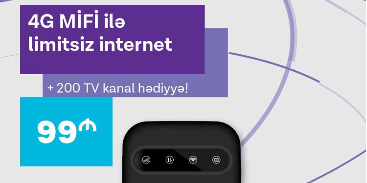 "Azercell"dən yeni 4G MiFi kampaniyası | FED.az