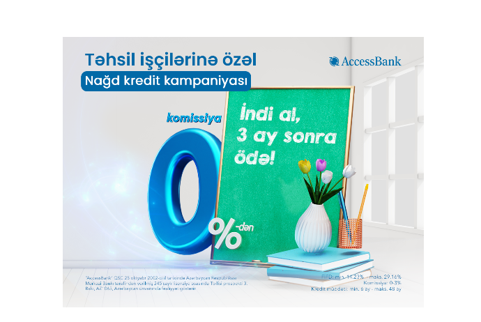 AccessBank-dan təhsil işçiləri üçün - ÖZƏL KAMPANİYA | FED.az