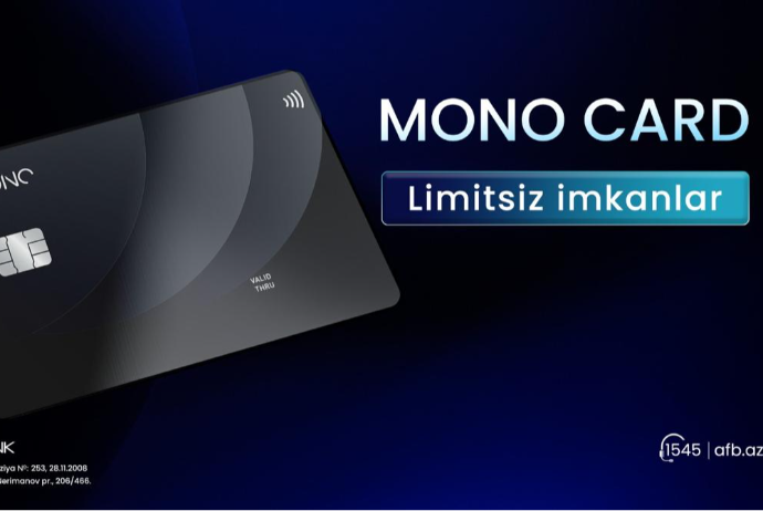 “AFB Bank” bazara yeni sərfəli "Mono kart" məhsulunu təqdim edib - TARİFLƏR | FED.az