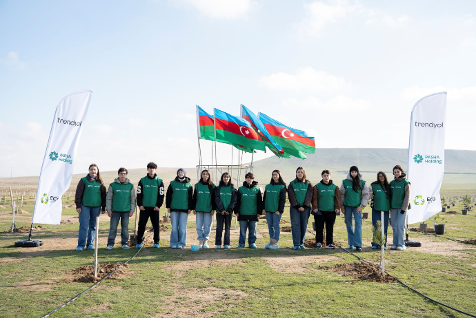 По инициативе Trendyol и PASHA Holding высажено более 12 тысяч деревьев | FED.az