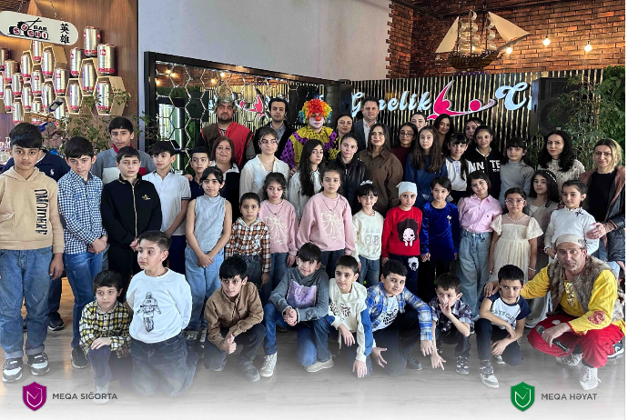 Meqa Sığorta Qrupu bayram günlərində kimsəsiz uşaqları sevindirib - FOTOLAR | FED.az
