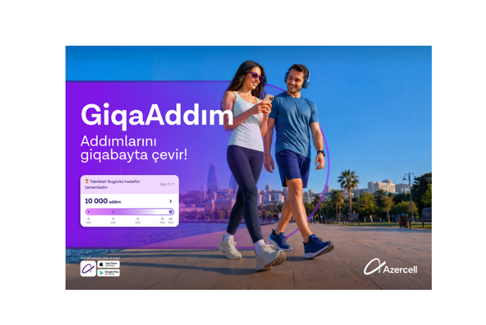 Azercell дарит гигабайты за пройденные шаги в рамках кампании “GiqaAddım” | FED.az
