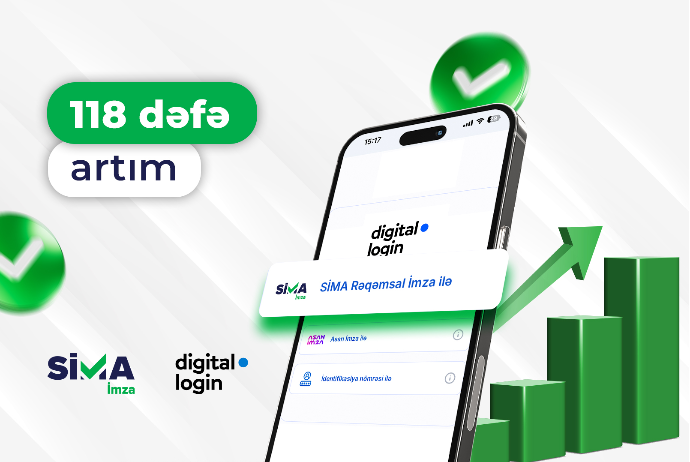 “SİMA İmza” ilə “digital.login”ə girişlərin həcmi 118 dəfə artıb | FED.az