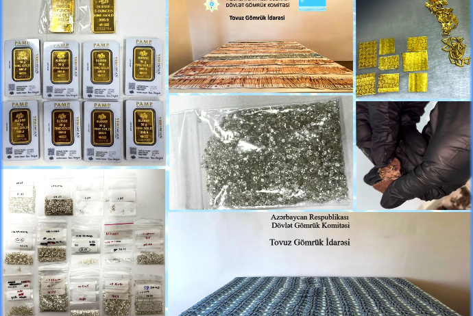 Doqquz ayda ölkəyə qanunsuz 1295 karatdan çox qiymətli daşlar gətirilib | FED.az