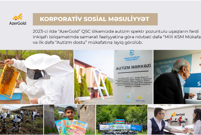 В 2023 году ЗАО «AzerGold» удостоили двух премий в области КСО | FED.az