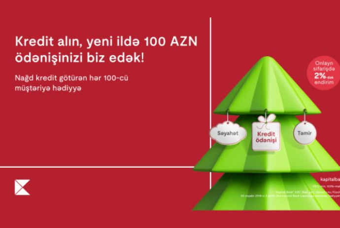 Kapital Bank-ın Yeni ilə özəl nağd kredit kampaniyası - DAVAM EDİR | FED.az