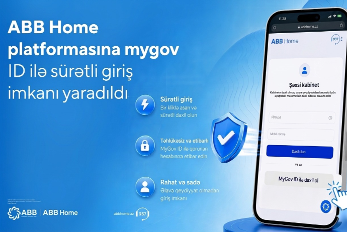 Более быстрый вход на платформу ABB Home через Mygov ID! | FED.az