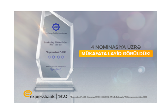 Expressbank 4 nominasiyada - MÜKAFAT QAZANIB | FED.az