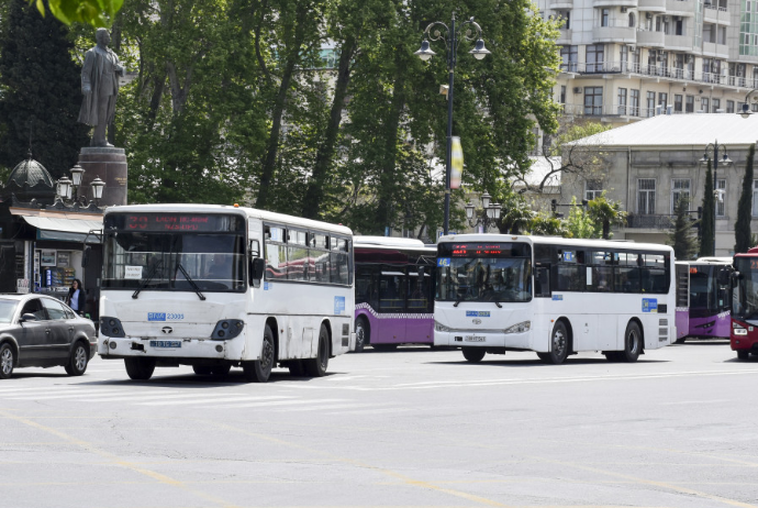 Bakıda 10-dan çox marşrut xətti üzrə avtobusların hərəkəti dayandırılacaq -