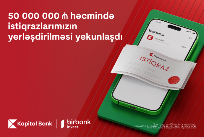 Спрос на облигации Kapital Bank почти втрое превысил объем выпуска | FED.az