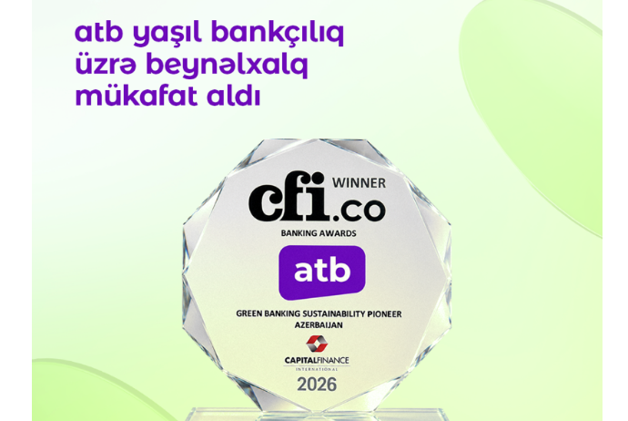 Azər Türk Bank dayanıqlı bankçılıq üzrə beynəlxalq mükafata layiq görülüb | FED.az