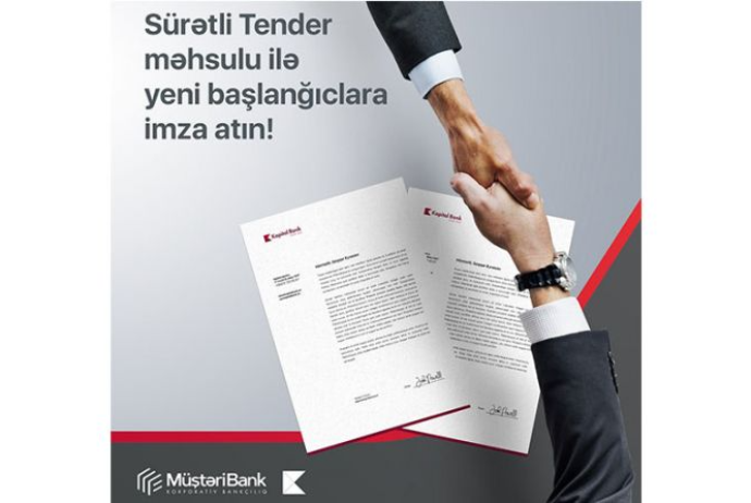 "Kapital Bank" sahibkarlara “Sürətli tender” məhsulunu - Təklif Edir | FED.az