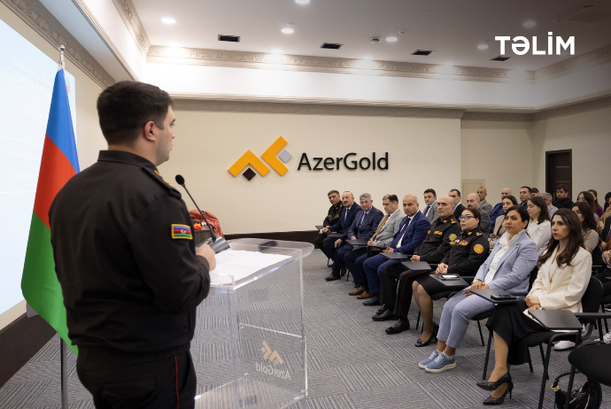 В ЗАО «AzerGold» прошло мероприятие по правилам безопасности в чрезвычайных ситуациях | FED.az