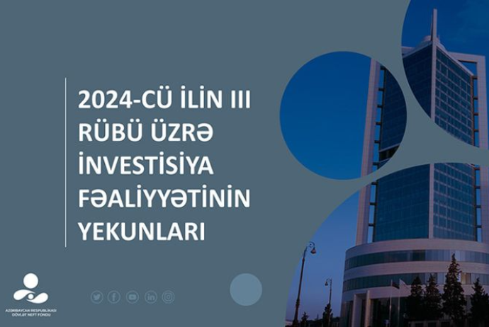 Neft Fondunun 2024-cü ilin ilk 9 ayı üzrə investisiya fəaliyyətinin yekunları - İNFOQRAFİKA | FED.az