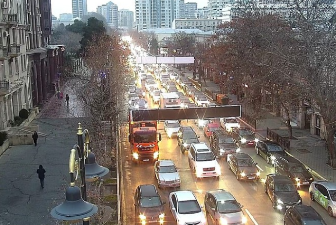 Bakıda bu yollarda tıxac var - SİYAHI | FED.az