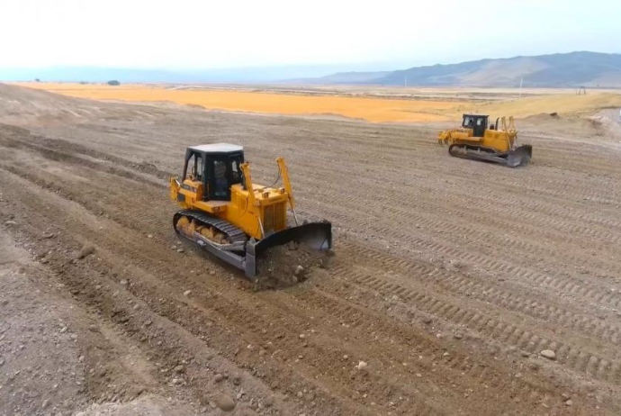 Horadiz-Cəbrayıl-Zəngilan-Ağbənd avtomobil yolunun tikintisi davam edir - FOTO | FED.az