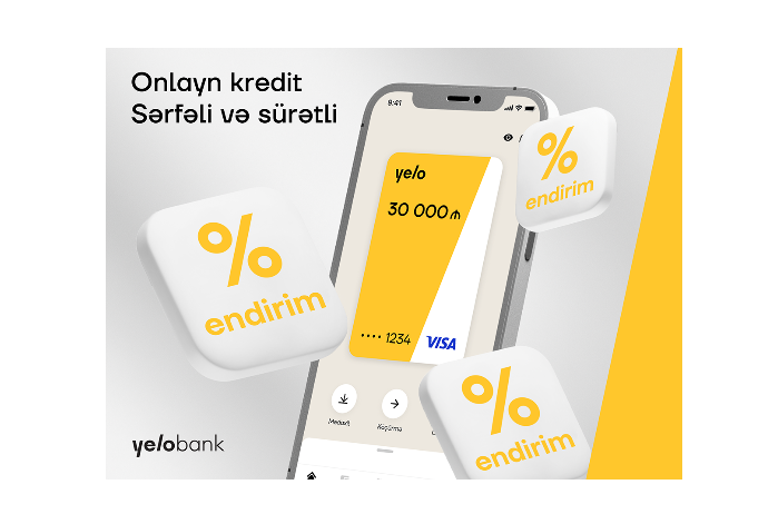 Yelo Bank-da onlayn kredit - SƏRFƏLİ VƏ SÜRƏTLİ! | FED.az