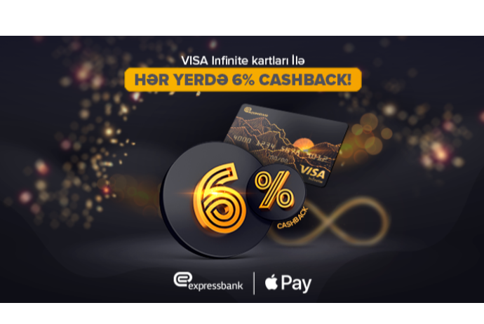 “Expressbank”ın “VISA Infinite” kartları minimum - 6% “CASHBACK” QAZANDIRIR! | FED.az