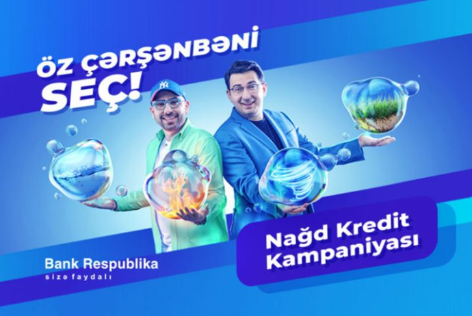 "Bank Respublika" “Öz Çərşənbəni Seç!” kredit kampaniyasına - Start Verir | FED.az