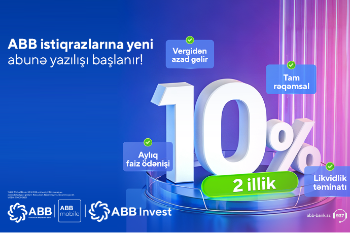 ABB-dən sərfəli şərtlə yeni istiqraz buraxır - İLLİK 10% GƏLİR! | FED.az