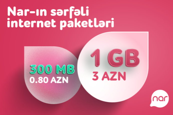 Nar предлагает доступные ежедневные интернет-пакеты для всех | FED.az