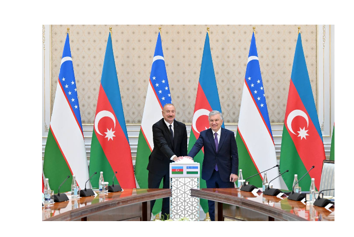Azərbaycan və Özbəkistan prezidentlərinin iştirakı ilə - “ABB Davr” Bank layihəsinin AÇILIŞI OLDU! | FED.az