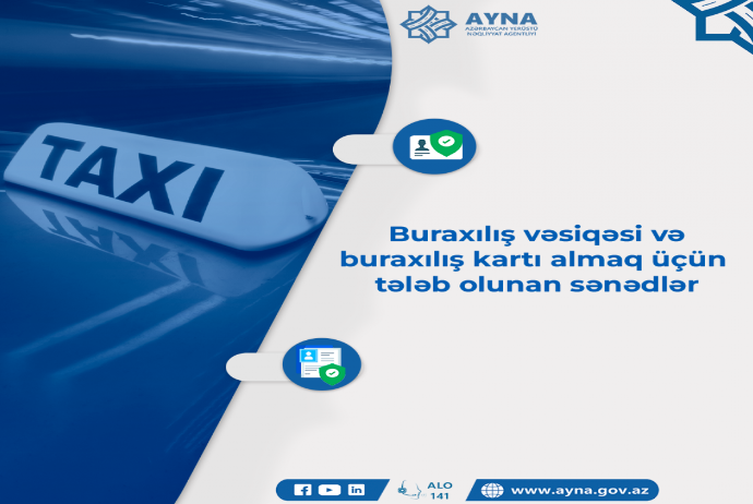 Taksi fəaliyyəti üçün lazım olan sənədlər - AÇIQLANDI | FED.az