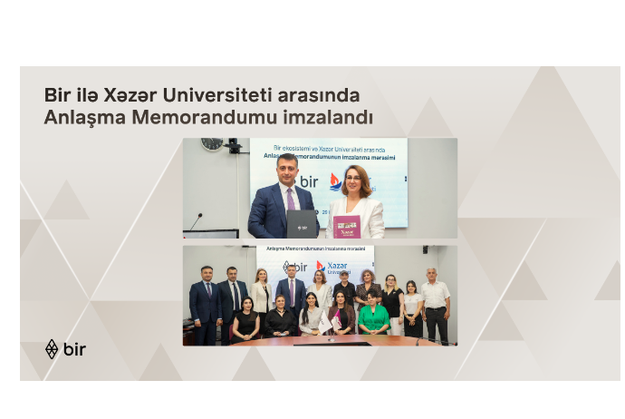 Bir və Xəzər Universiteti gələcəyin peşəkarları üçün - GÜCLƏRİNİ BİRLƏŞDİRİR | FED.az