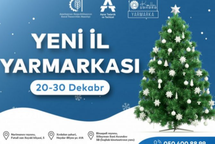 Bakı və Abşeronda “Kənddən Şəhərə” Yeni il yarmarkası keçiriləcək - ÜNVANLAR | FED.az