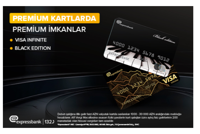 Expressbank VISA Infinite kartında - PREMİUM İMKANLAR | FED.az