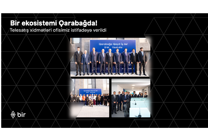 Bir ekosistemindən Qarabağda daha bir təşəbbüs: m10 və MilliÖn telesatış xidmətləri üçün yeni ofis açıldı | FED.az