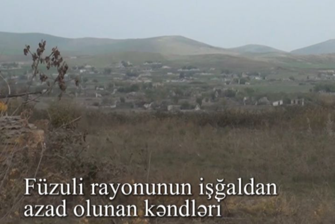 Füzulinin işğaldan azad olunan kəndlərinin videogörüntüləri - VİDEO | FED.az