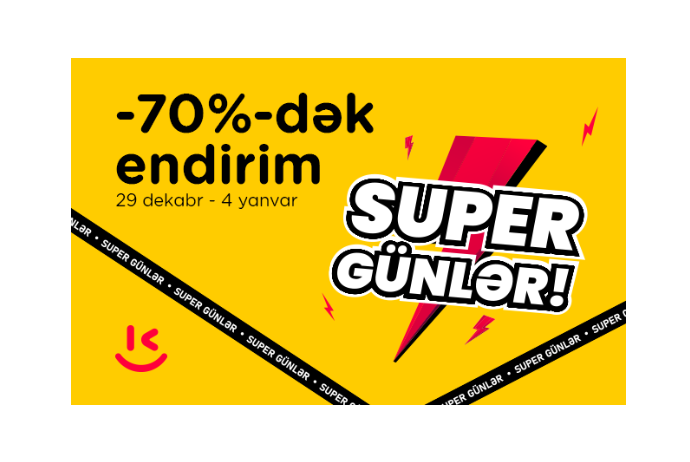 “Kontakt”da ilin son və ən böyük endirimləri başladı:  7 GÜN 70%-DƏK ENDİRİM | FED.az