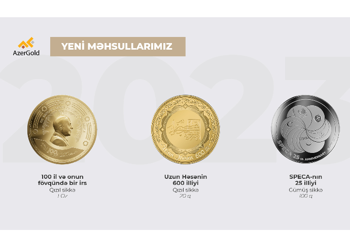 В 2023 году ЗАО «AzerGold» выпустило новые золотые и серебряные монеты | FED.az