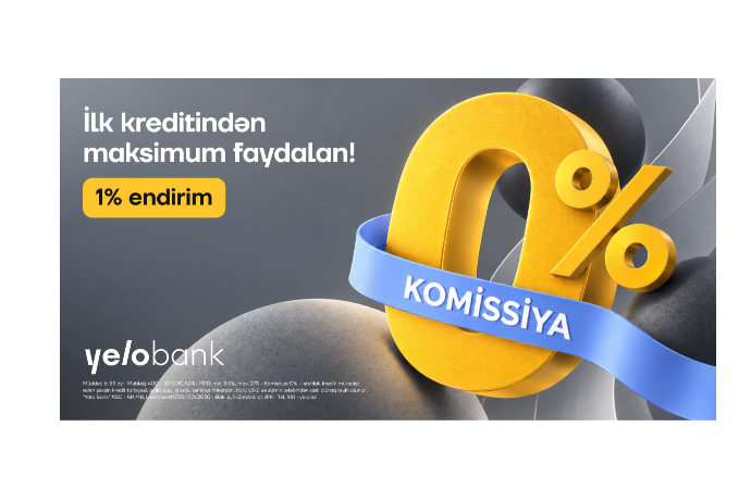 İlk kredit müraciətinə - 1% ENDİRİM və 0% KOMİSSİYA! | FED.az